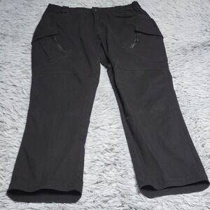 Tactical Pants Mens 34x30 Black Cargo Work Utility Outdoor Hiking Pants Security